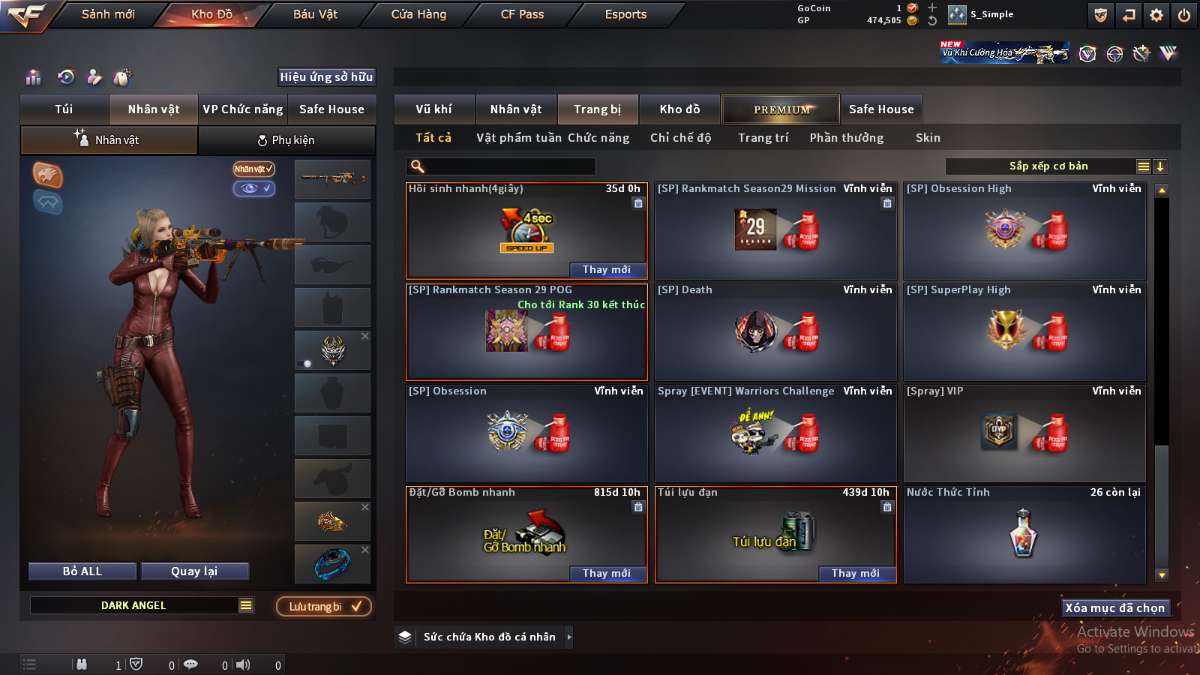shop acc cf uy tin gia re